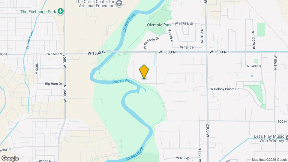 2872 W Jordan View Ln Map and Location Details