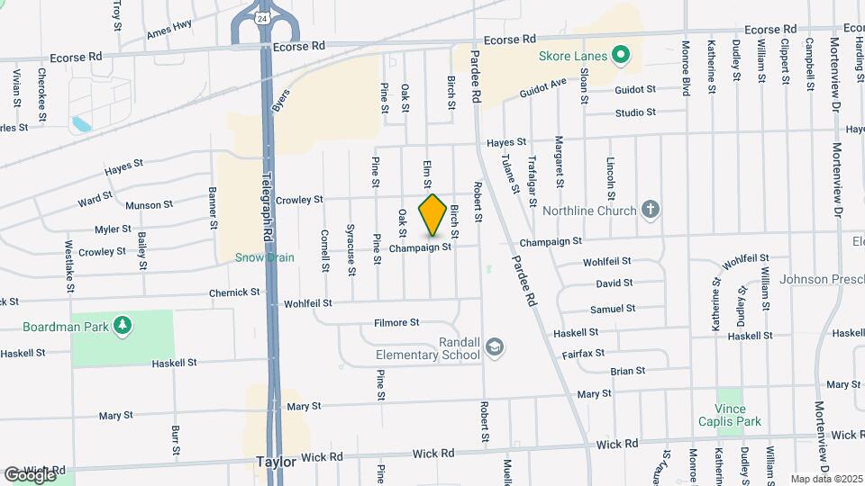 23358 Champaign St Map and Location Details
