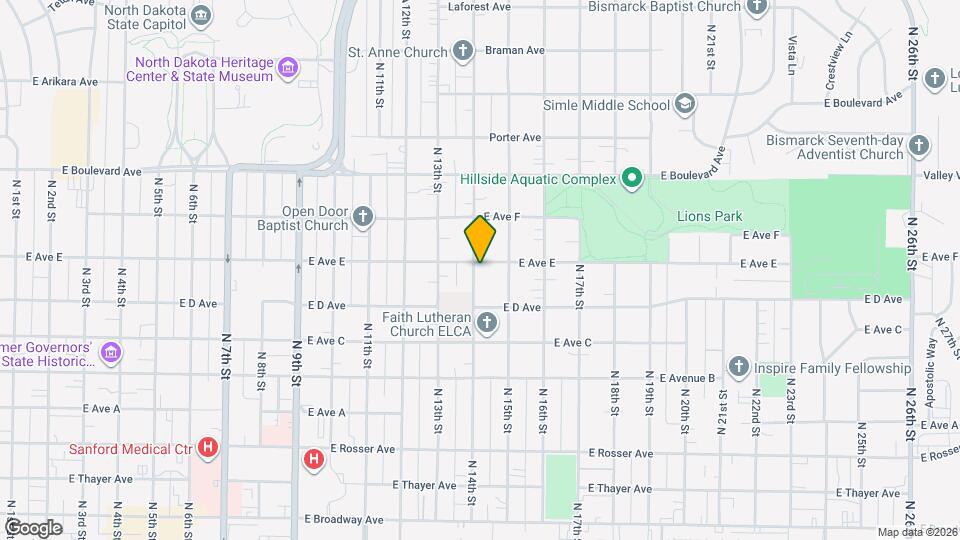 825-827 N 14th St Map and Location Details