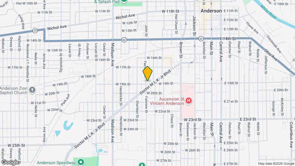 1824 Fairview St Map and Location Details