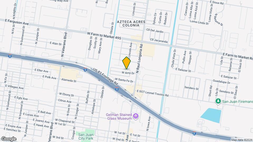 200 W Amy Dr Map and Location Details