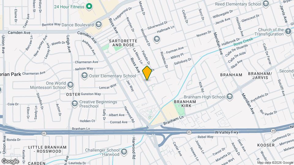 4282 Ross Ave Map and Location Details