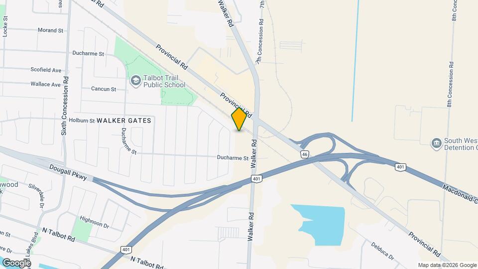 The Castillo Map and Location Details