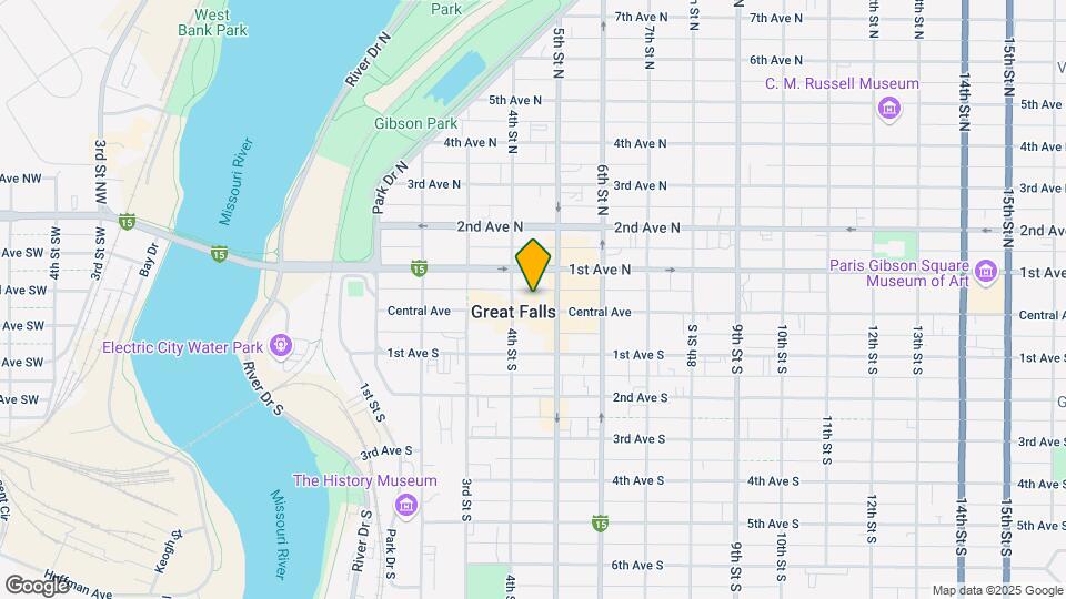 415 Central Ave Map and Location Details