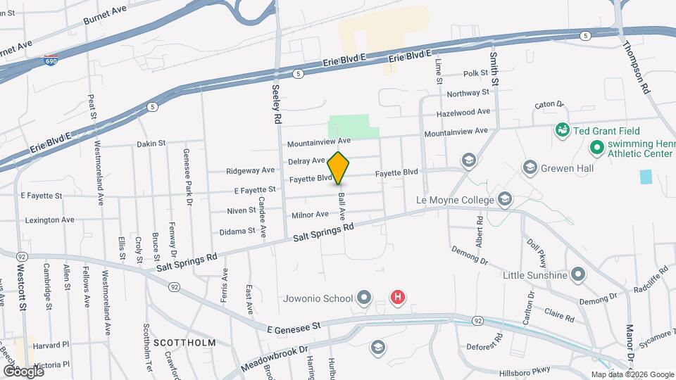 185 Harwood Ave Map and Location Details