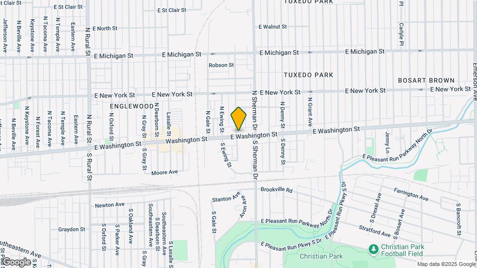 3704 E Washington St Map and Location Details