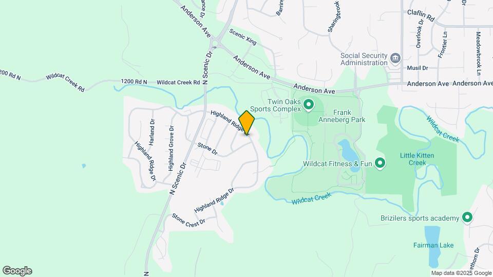 726 Highland Ridge Dr Map and Location Details