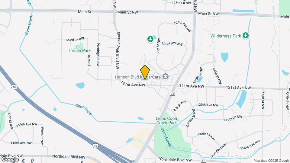 1830 121st Ln NW Map and Location Details
