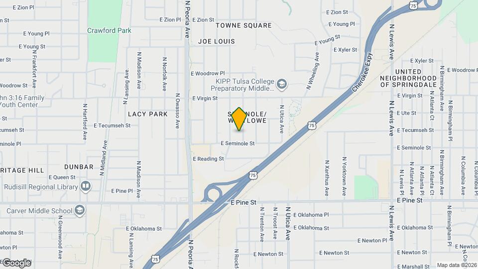 1816 N St Louis Ave Map and Location Details