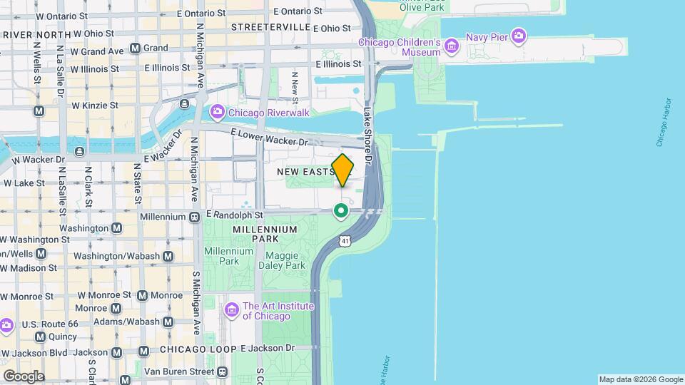 177 N Harbor Dr Mapa y Detalles de la Ubicación