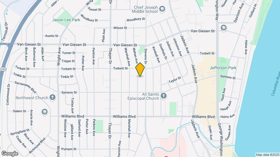 1416 Mahan Ave Map and Location Details