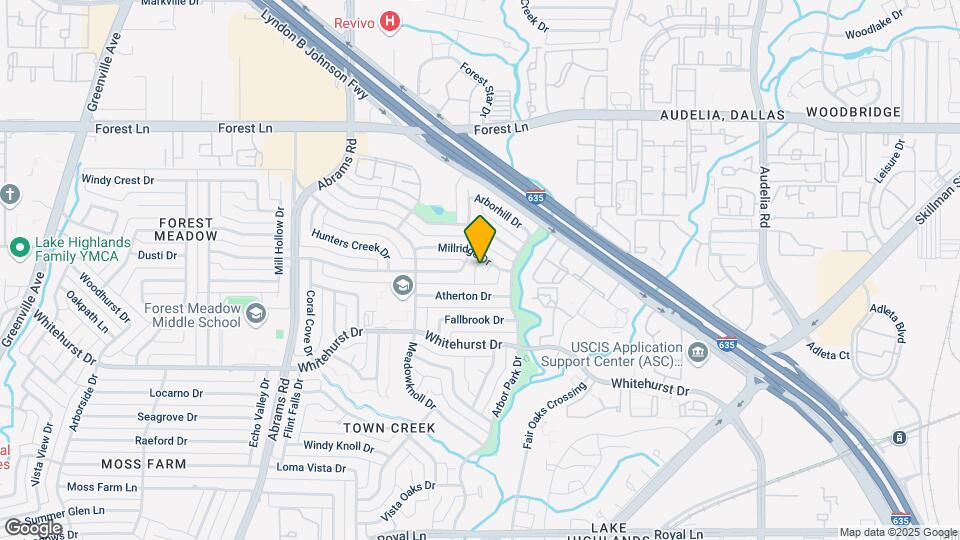 9614 Millridge Cir Map and Location Details