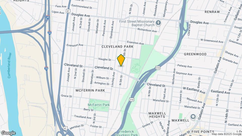 906 N 5th St Map and Location Details