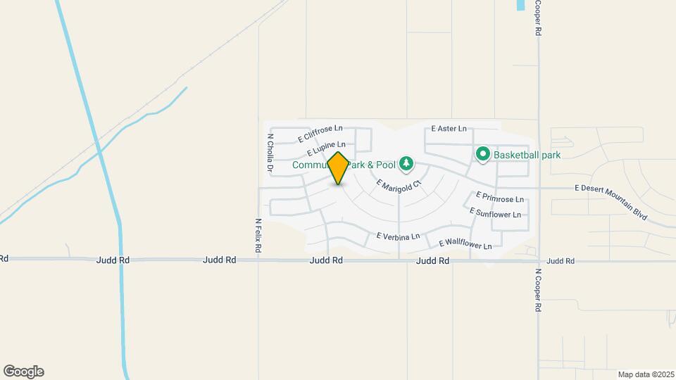 10623 E Sunflower Ct Map and Location Details