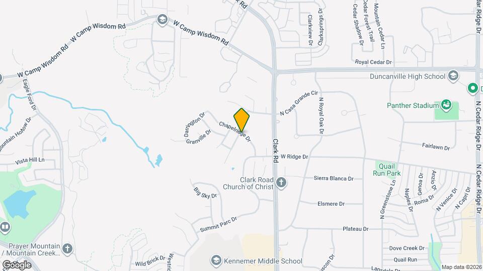 6940 Chapelridge Dr Map and Location Details