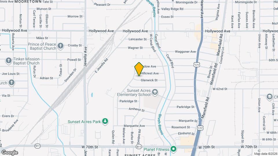 3028 Glenwick St Map and Location Details
