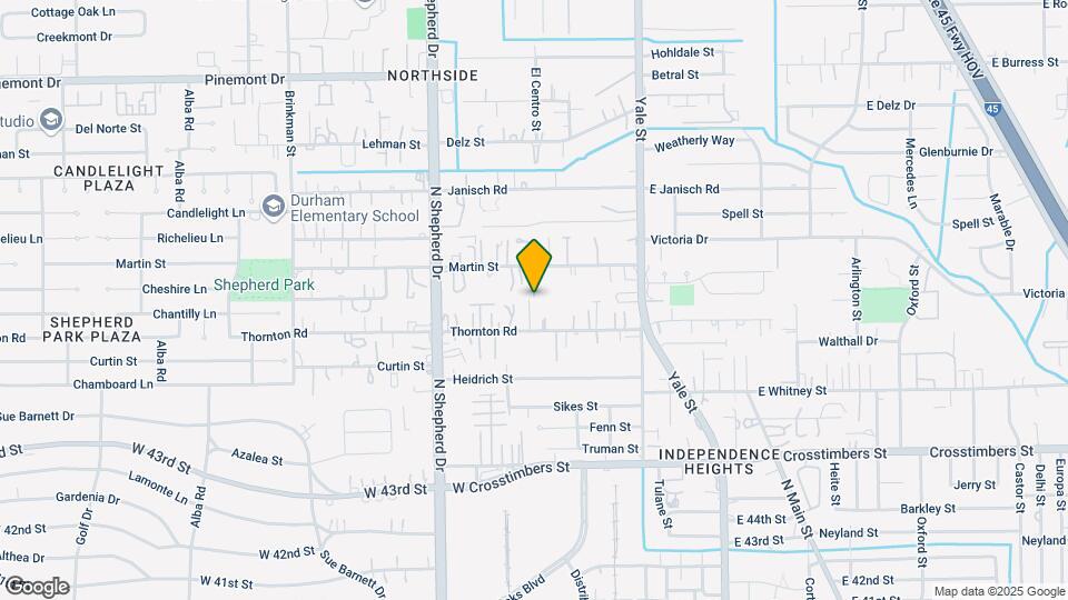4722 Independence Hts Ln Map and Location Details