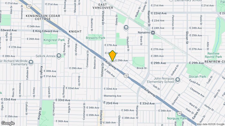 4580 Sidney St Map and Location Details