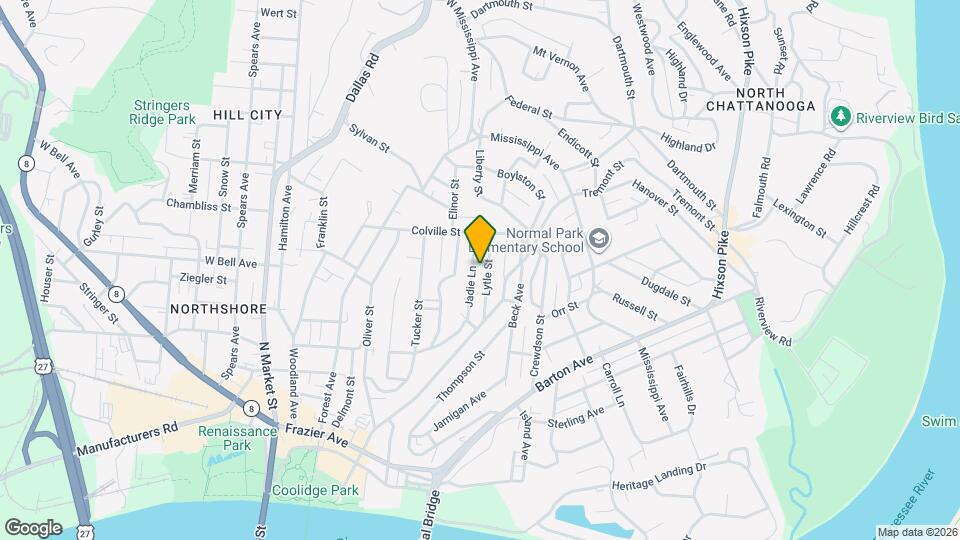 523 Lytle St Map and Location Details