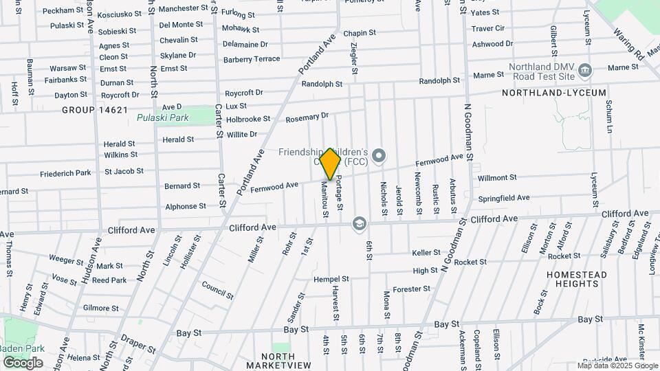 195 Fernwood Ave Map and Location Details