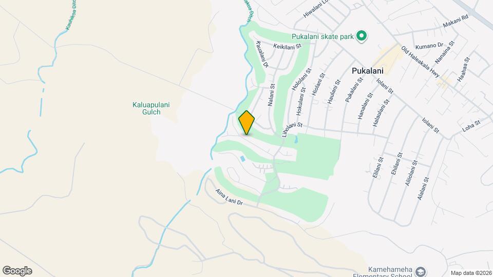 2751 Palalani St Map and Location Details