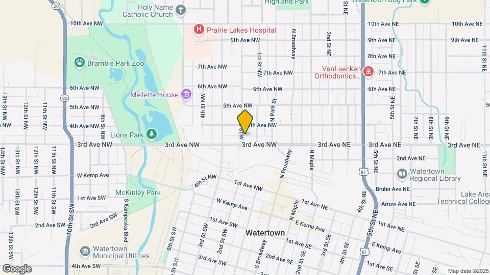 308 2nd St W Map and Location Details