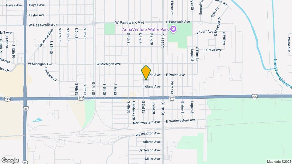 1109 S 3rd St Map and Location Details