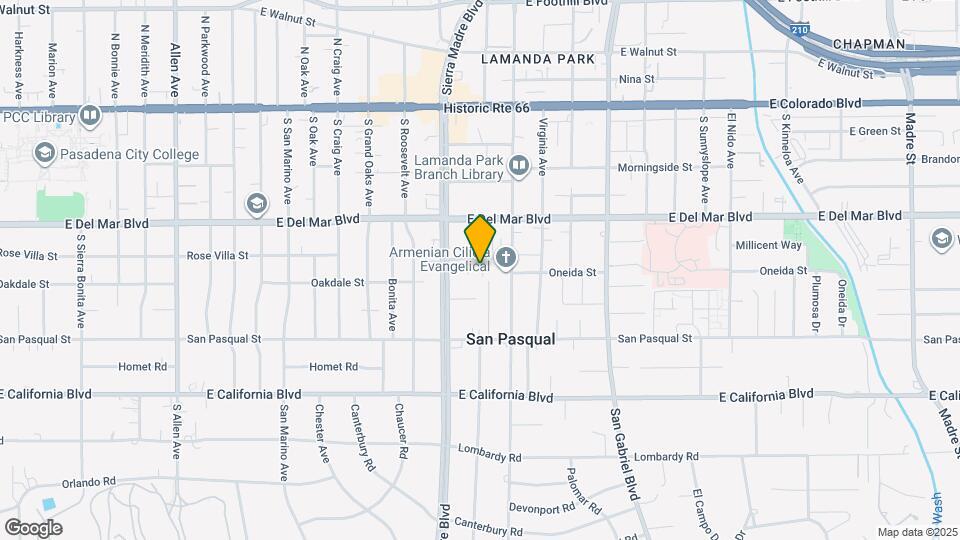 2428 Oneida St Map and Location Details