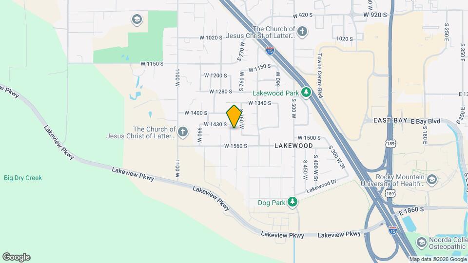 1475 S 810 W Map and Location Details