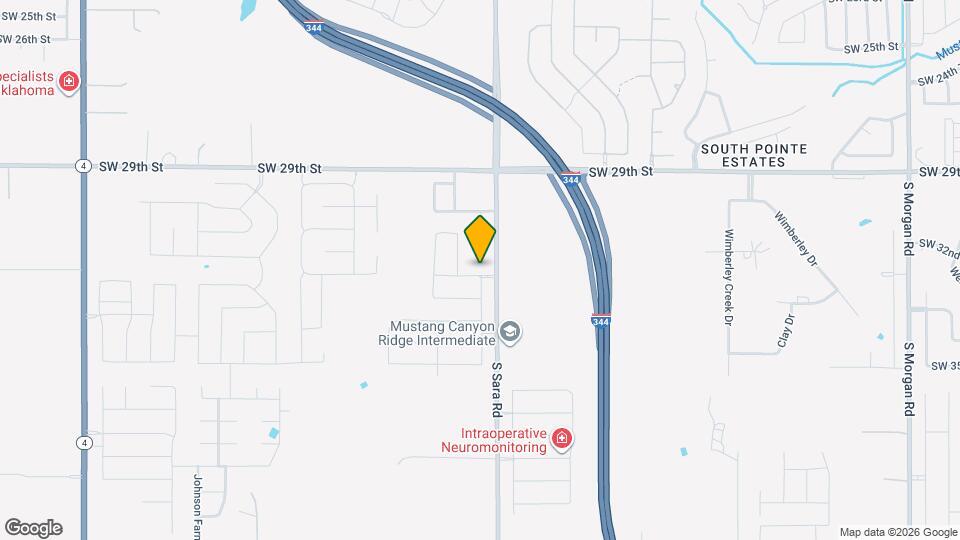 10609 SW 32nd St Map and Location Details