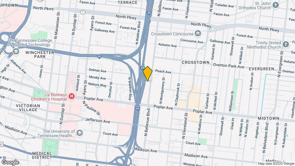 279 N Bellevue Blvd Map and Location Details