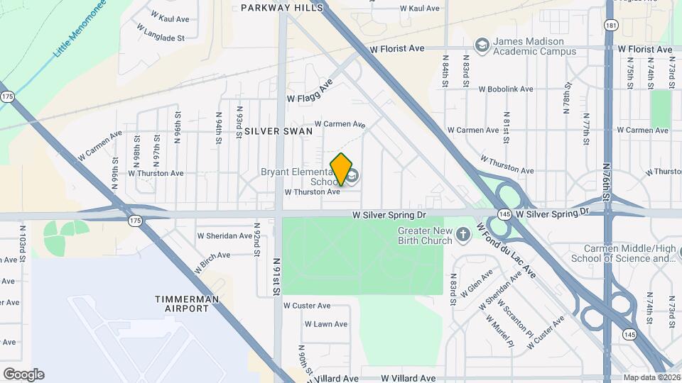 8803 W Thurston Ave Map and Location Details