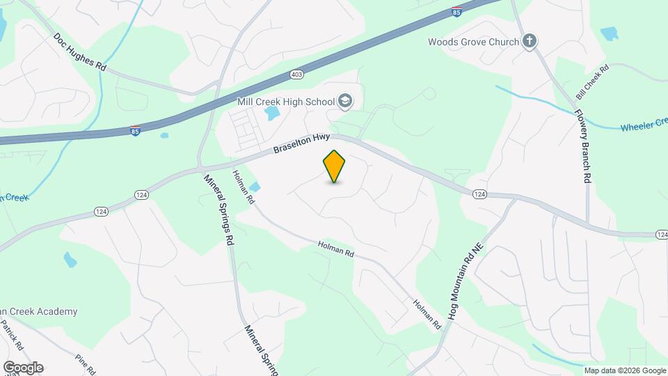 4264 Milford Pl NE Map and Location Details