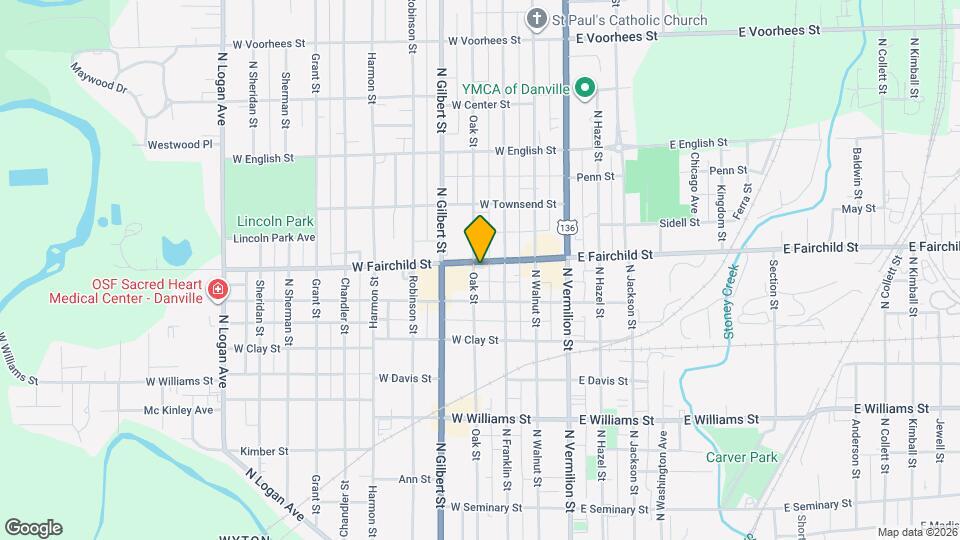 212 W Fairchild St Map and Location Details