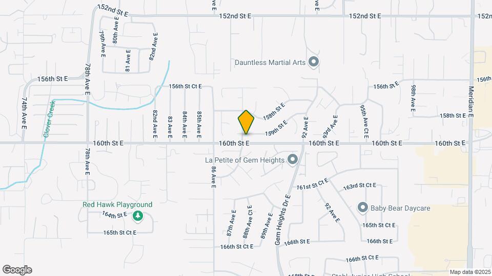 8810 159th St E Mapa y Detalles de la Ubicación