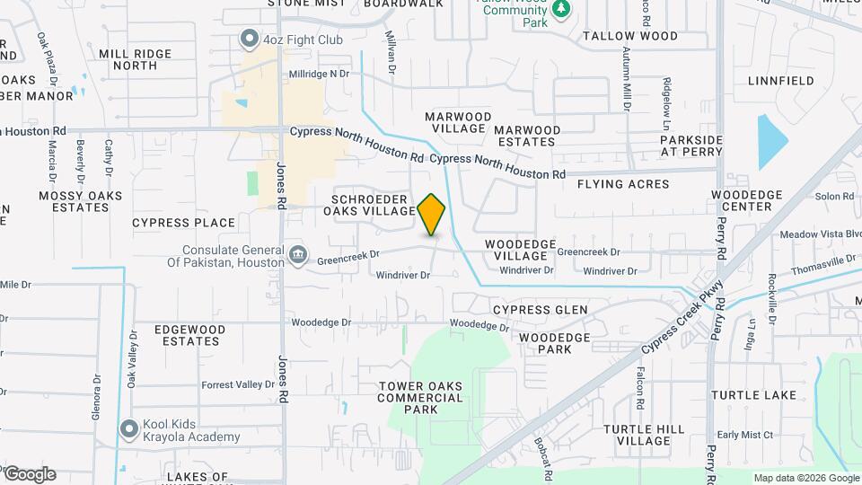 10502 Greencreek Dr Map and Location Details