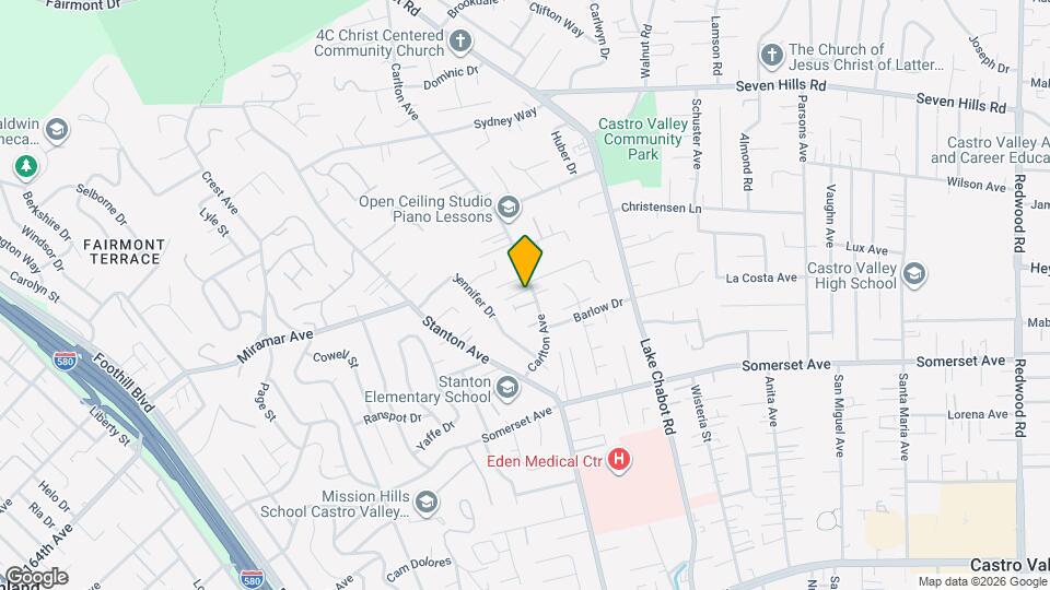 19241 Carlton Ave Map and Location Details