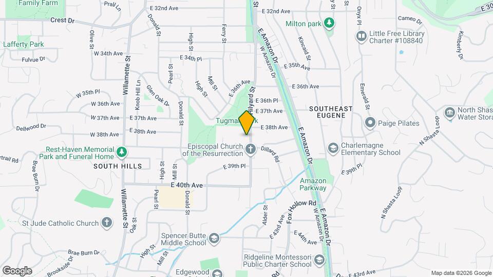 3870 Hilyard St Map and Location Details