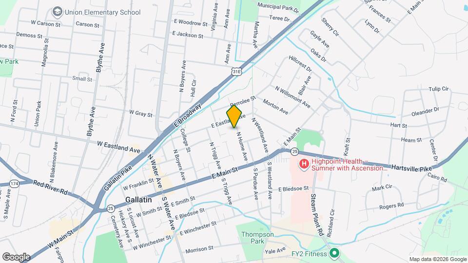 228 N Hume Ave Map and Location Details