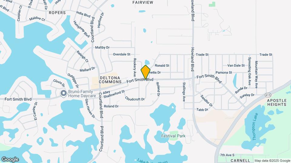 205 Fort Smith Blvd Map and Location Details