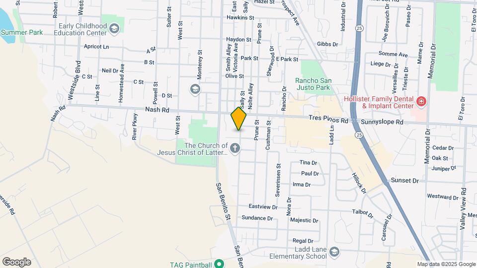 1570 Cienega Rd Map and Location Details
