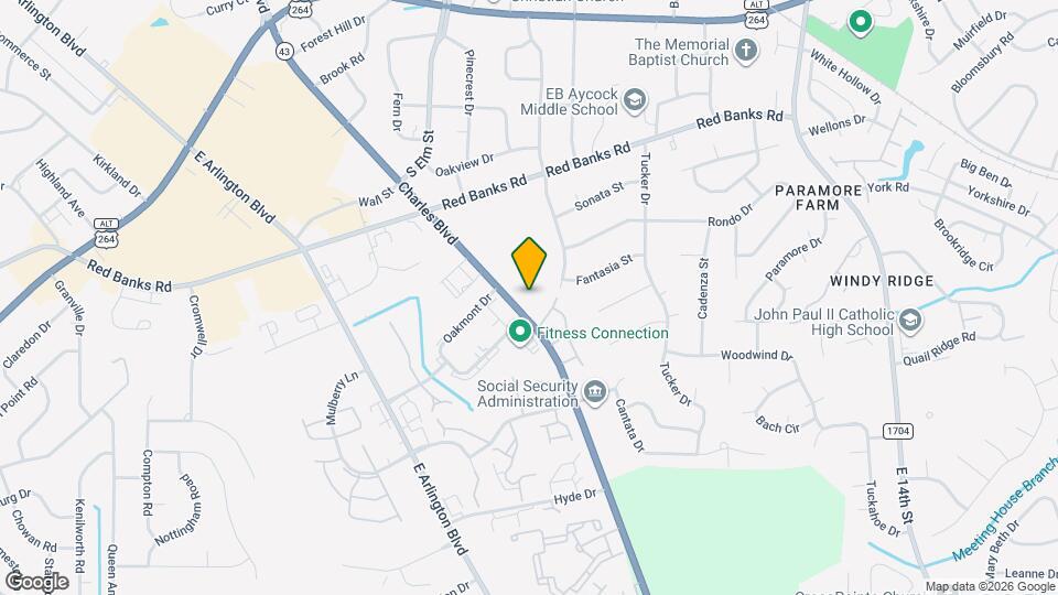 2513 Charles Blvd Map and Location Details