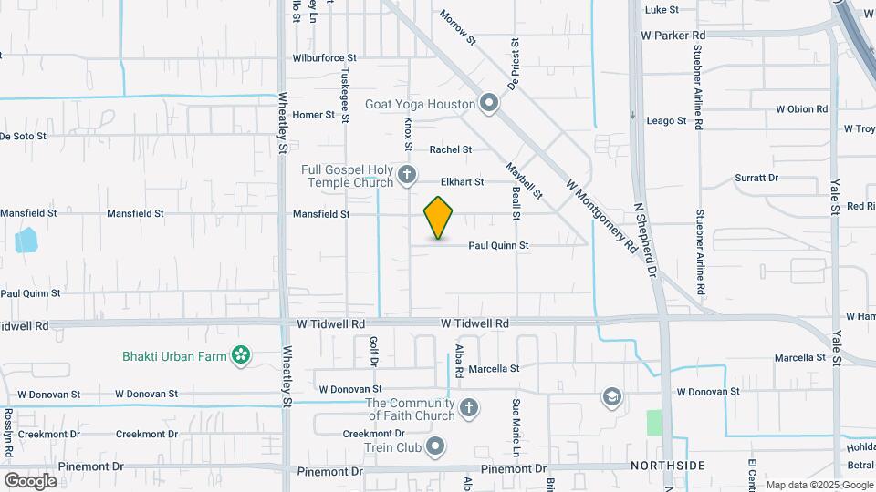 892 Paul Quinn St Map and Location Details