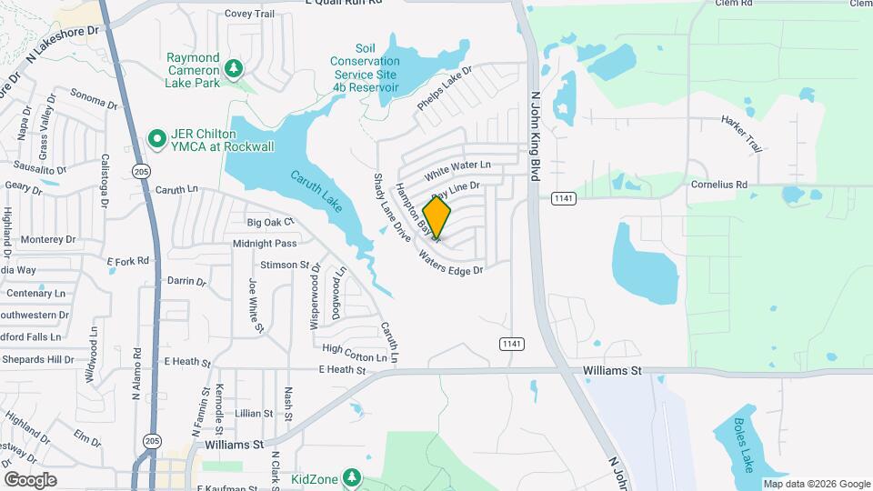 1201 Hampton Bay Dr Map and Location Details