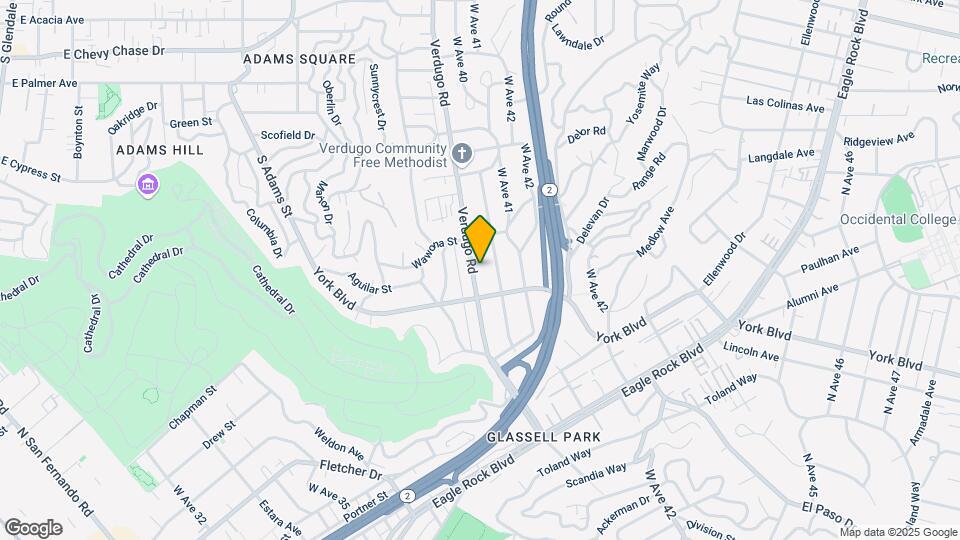 4132 Verdugo Rd Map and Location Details