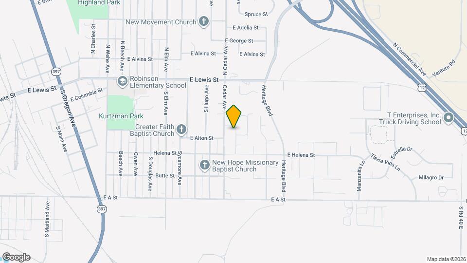 412 Whitefish Ln Map and Location Details