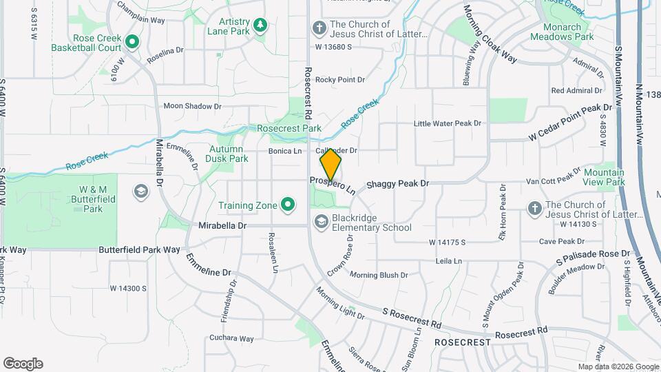 5541 Prospero Ln Map and Location Details