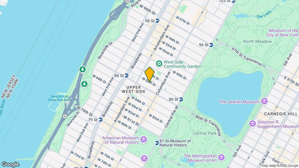 140 W 87th St Map and Location Details