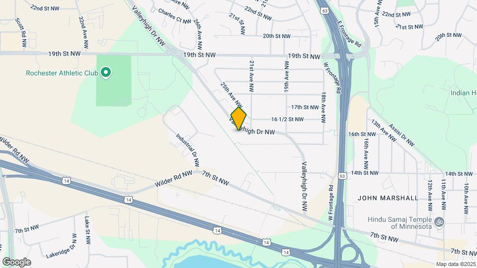2114 Valleyhigh Dr NW, Unit B207 Map and Location Details