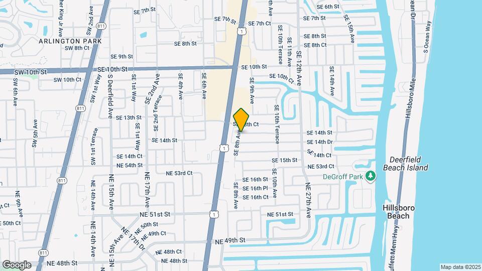 1400 SE 8th Ave Map and Location Details